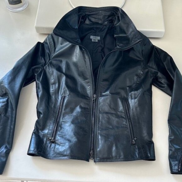 MO851 Black Leather Jacket - Picture 1 of 2